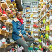 Shoe shop owner